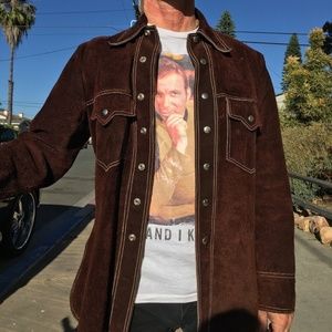 70s suede jacket mens